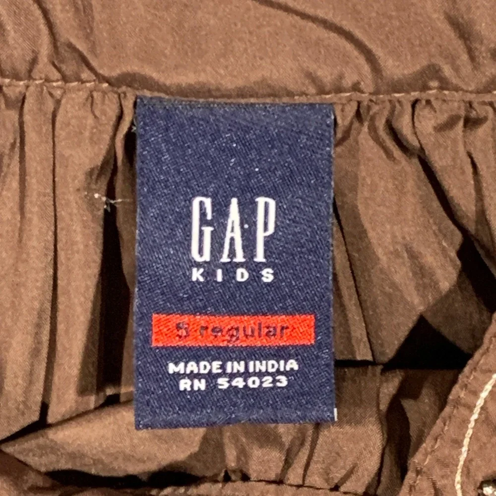 GAP Kids Skirt Girls Size Small Fairy Chocolate‎ Brown Beaded Waist Pleated Boho